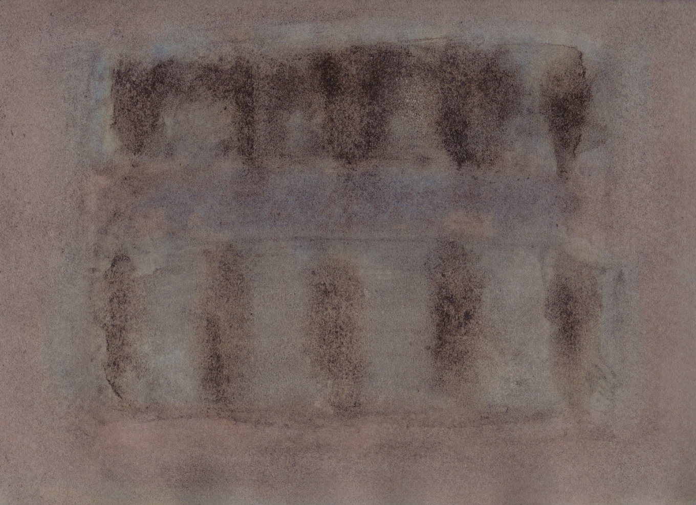 L1393 - Nicholas Herbert, British Artist, abstract painting, Residual Trace - Necropolis, 2022